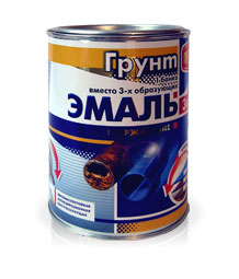 Грунт-эмаль по ржавчине ПРЕСТИЖ коричневая 5 кг