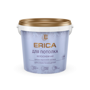 Краска акриловая для потолка ERICA 13 кг